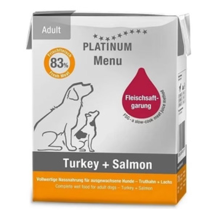 Menu Tacchino E Salmone PLATINUM 375g