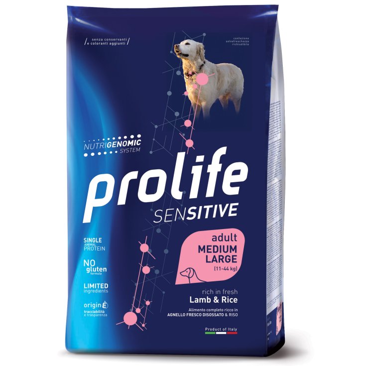 Sensitive Adult Lamb & Rice Medium/Large Prolife 10kg
