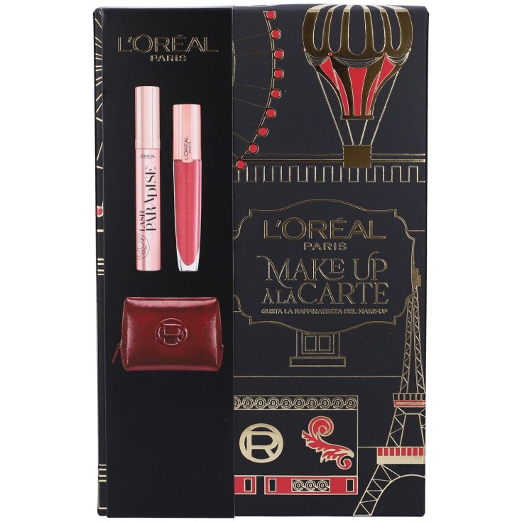 Make-Up &Agrave; La Carte Mascara + Gloss L&acute;Or&eacute;al Paris Set Regalo