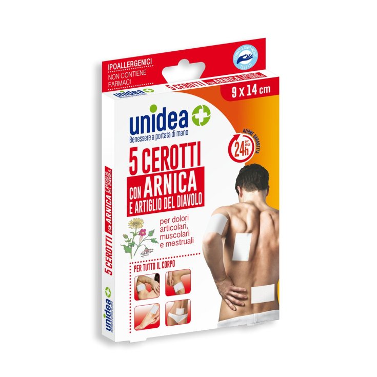 Cerotto con Arnica 9x14cm Unidea 5 Pezzi
