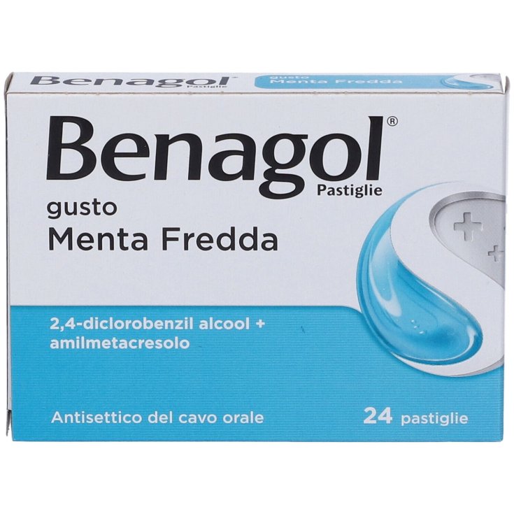 Pastiglie Gusto Menta Fredda Benagol 24 Pastiglie