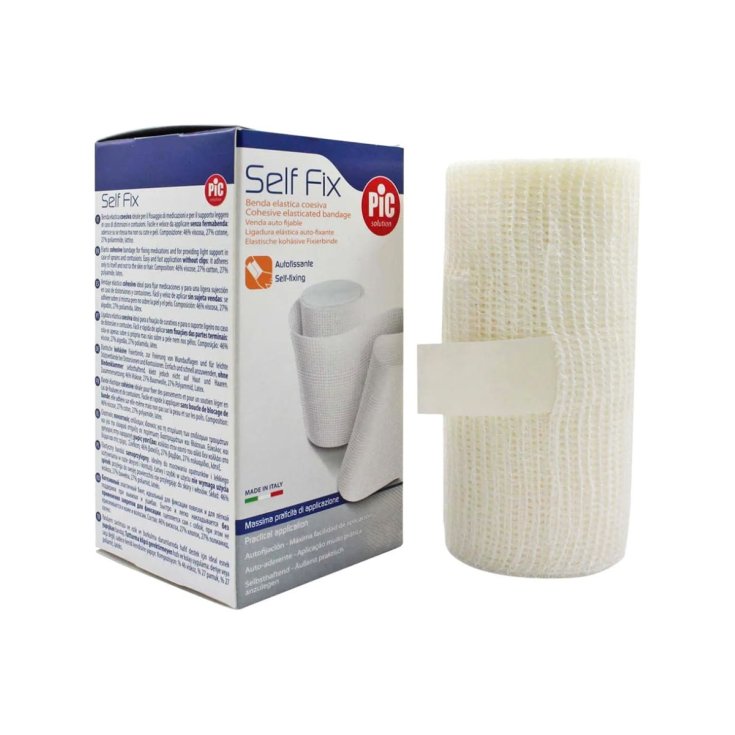 Benda Elastica Coesiva 10cm x 4m Self Fix PIC