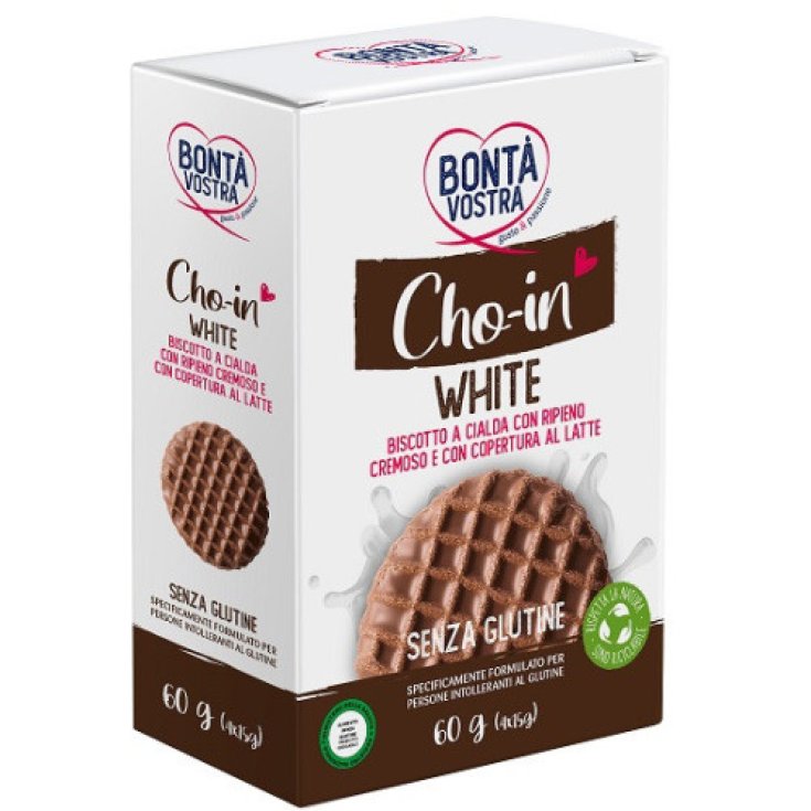 Cho-In White Biscotto A Cialda Bont&agrave; Vostra 4x15g