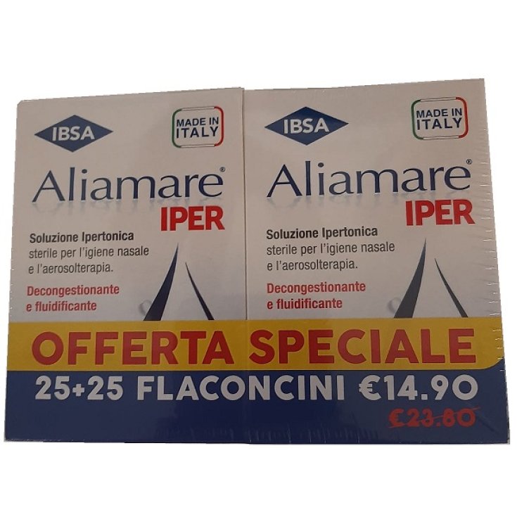 Aliamare Iper Ibsa 25+25 Flaconcini Bipacco