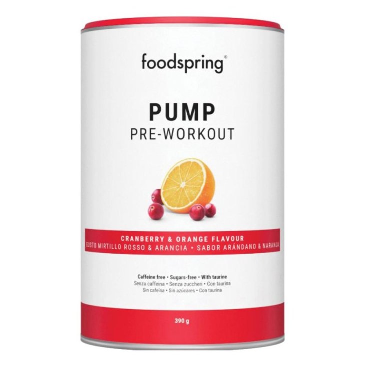 Pump Pre-Workout Mirtilli Rossi E Arancia Foodspring 390g