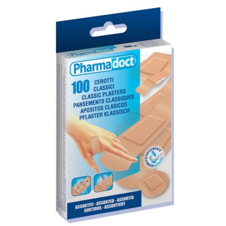 PHARMADOCT Cerotto Assortito 4 Misure 100 Pezzi