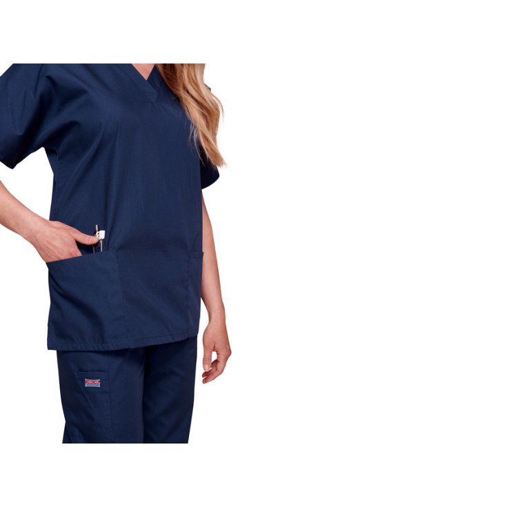 Casacca Scollo A V Cherokee Originals - Donna XL - Blu GIMA