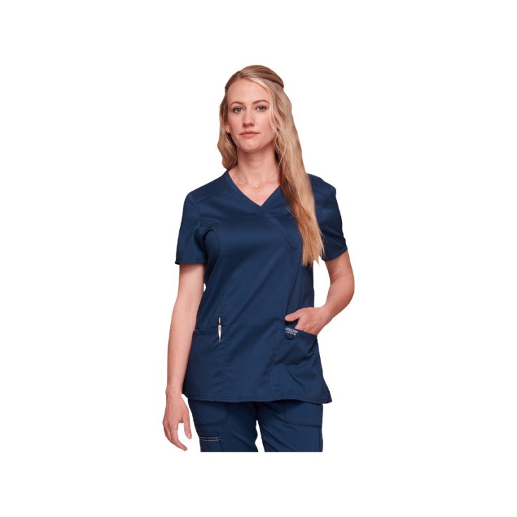 Casacca Finto Incrocio Cherokee Revolution Donna XS Blu GIMA