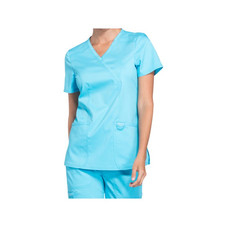 Casacca Finto Incrocio Cherokee Revolution - Donna L - Turchese GIMA