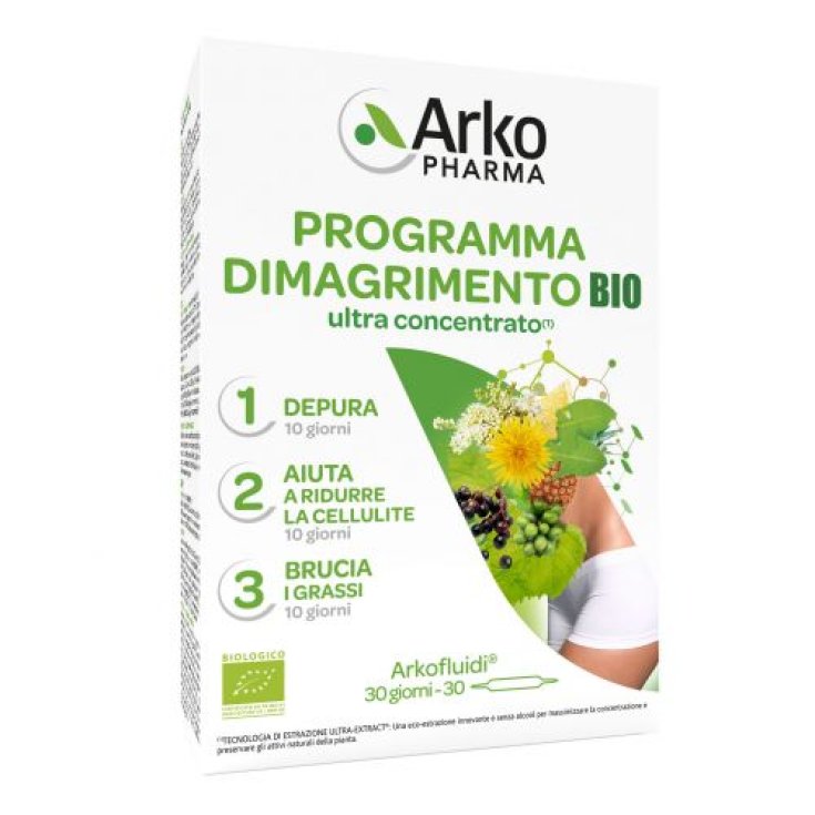 Arkofarm Arkofluidi Programma Dimagrante 30 Fiale