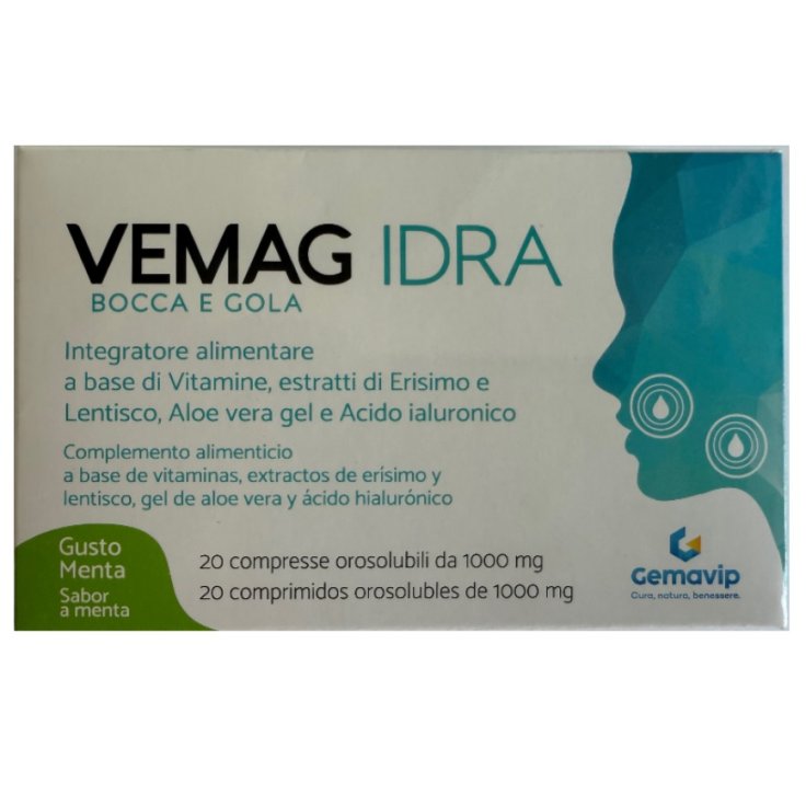 Vemag Idra&nbsp;Bocca e&nbsp;Gola Menta 20 Compresse