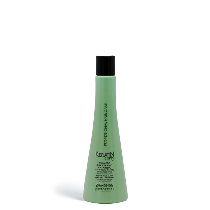 Keratin Curly Shampoo Ravviva Ricci Anticrespo Phytorelax 250ml