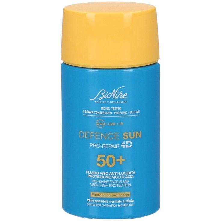 Defence Sun Spf50+ Fluido Viso Anti-Lucidità BioNike 50ml Defence Sun Spf50+ Fluido Viso Anti-Lucidità BioNike 50ml