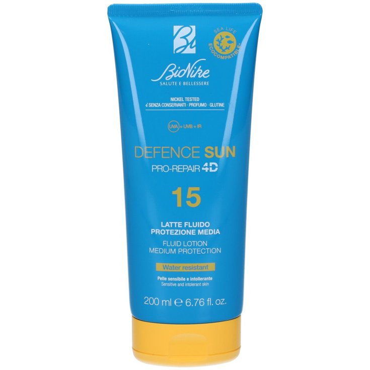 Defence Sun Spf15 Latte Fluido BioNike 200ml Defence Sun Spf15 Latte Fluido BioNike 200ml