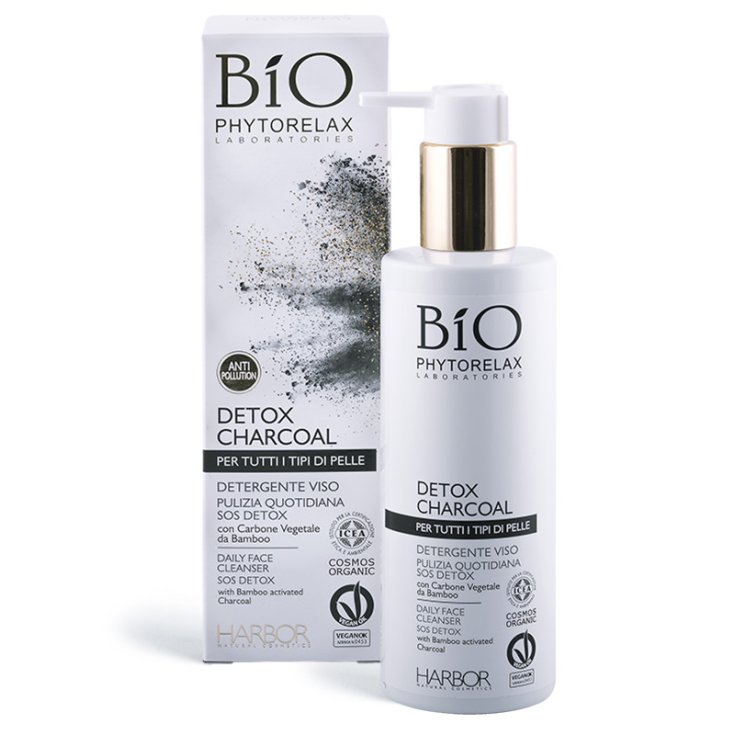 Detox Charcoal Detergente Viso Bio Phytorelax 200ml