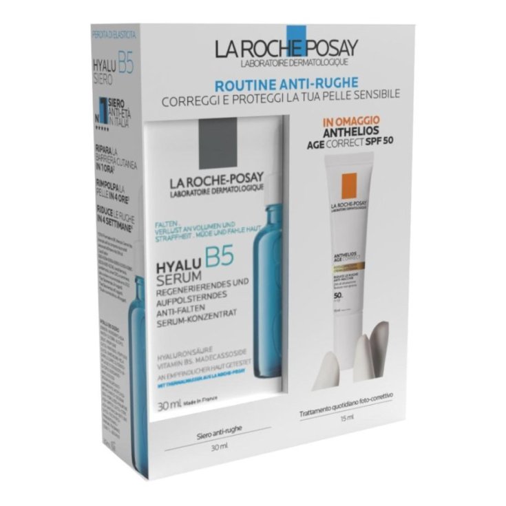 Kit Hyalu B5 Siero + Age Correct SPF50 La Roche-Posay