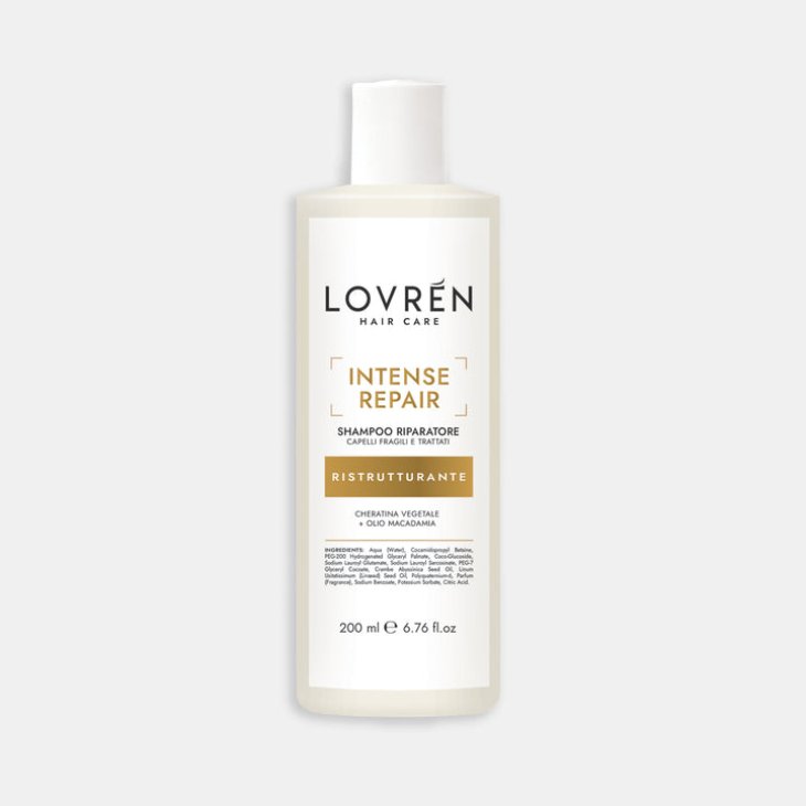 Intense Repair Shampoo Riparatore Lovr&egrave;n Hair Care 200ml