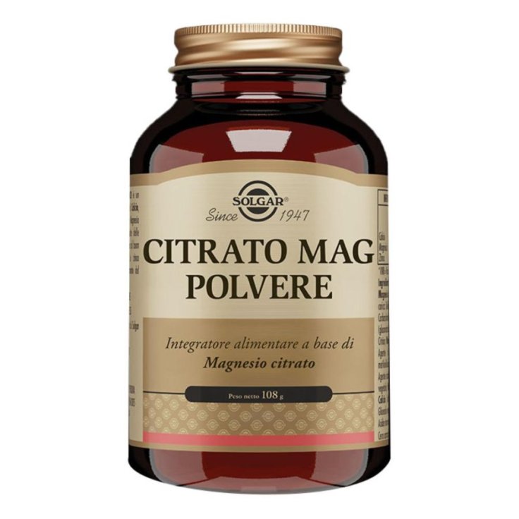 CITRATO MAG POLVERE SOLGAR 108g