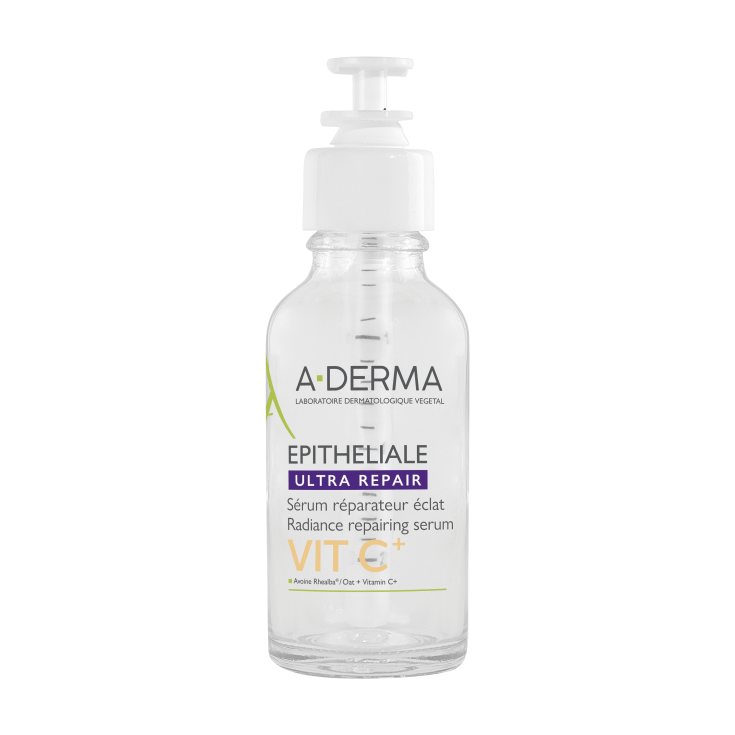 A-Derma Epitheliale Ultra Repair Siero ristrutturante luminosit&agrave;, Anti-macchie, Vitamina C, 30ml