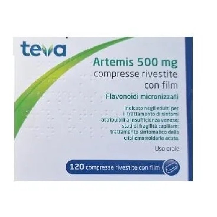 Artemis 500mg TEVA 120 Compresse Rivestite