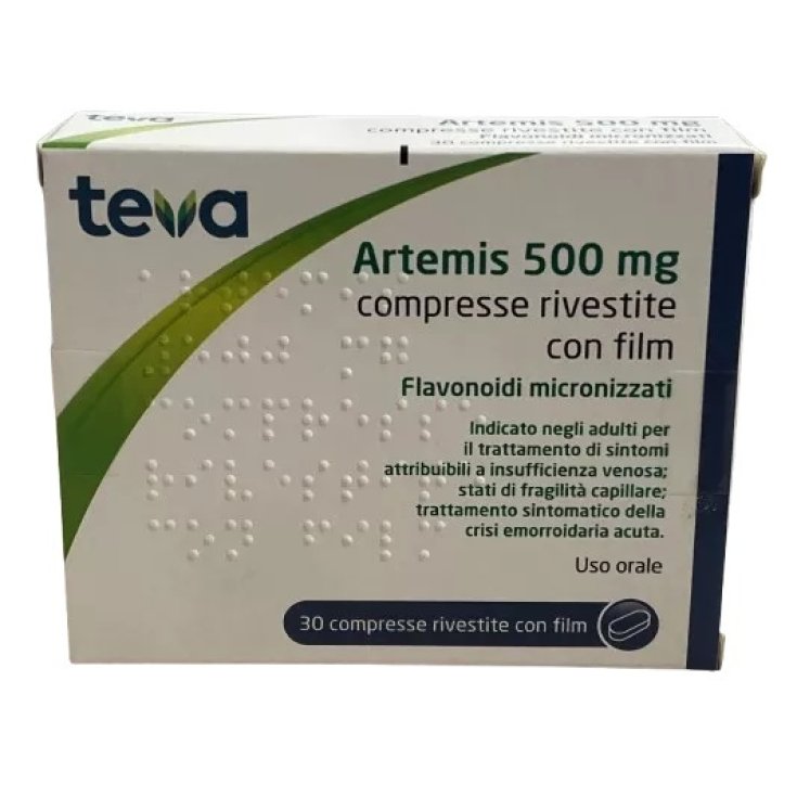 Artemis 500mg TEVA 30 Compresse Rivestite