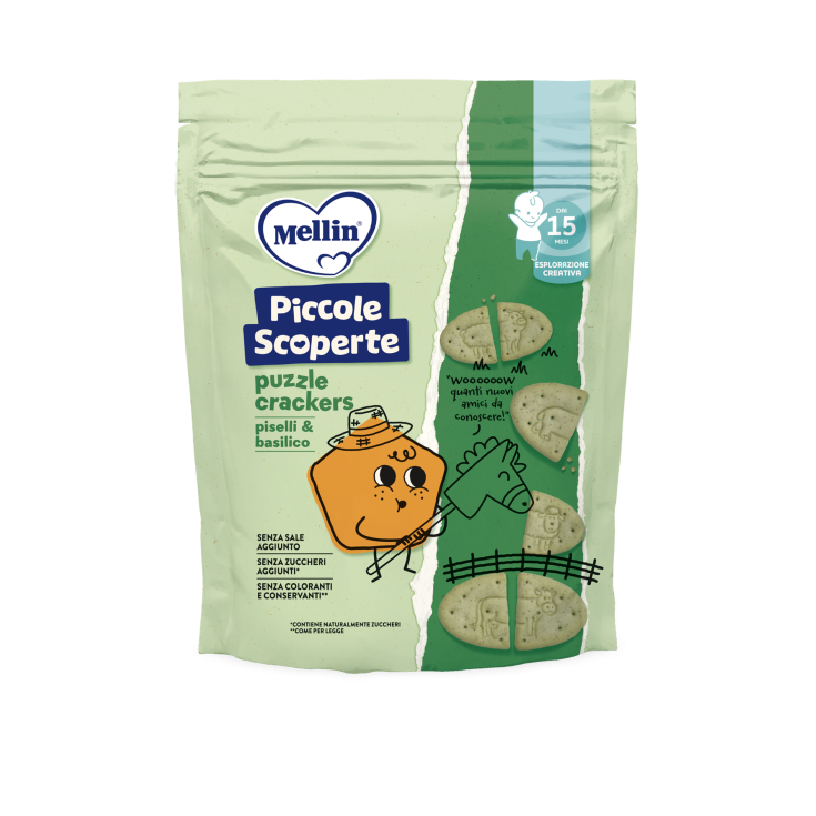 MELLIN PUZZLE CRACKERS PISELLI&BASILICO 105 G