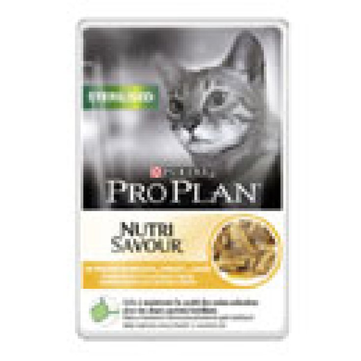 Pro Plan Sterilised NutriSavour Teneri Pezzetti con Pollo in Salsa - 85GR