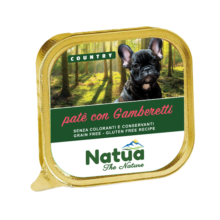 NATUA DOG COUNTRY GAMBERETTI 100 GR