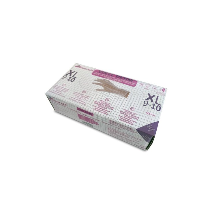 Naturex 626 Vinyl Derm Guanti in Vinile Taglia S