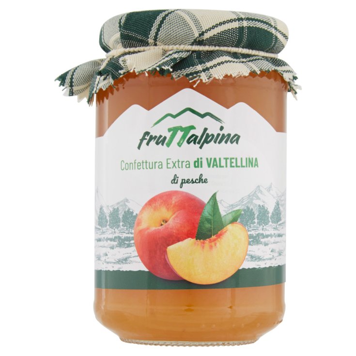 Free Foods & Care Srl Confettura Extra di Pesche Fruttellata 400 g per Diabetici