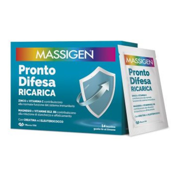 Marco Viti Massigen Pronto Difesa Ricarica Integratore Alimentare - 14 Bustine