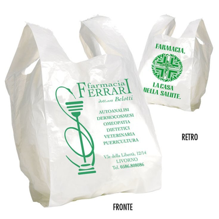 Pharma Bag Borsa Carta Colors CEF 22x10x17