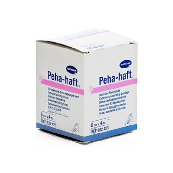 Peha-Haft Bendaggio Coesivo Elastico Latex Free, 6cm x 4m