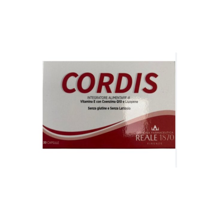 Lodifa Cordis 30 Capsule, Integratore di Vitamina E, Coenzima Q10 e Licopene