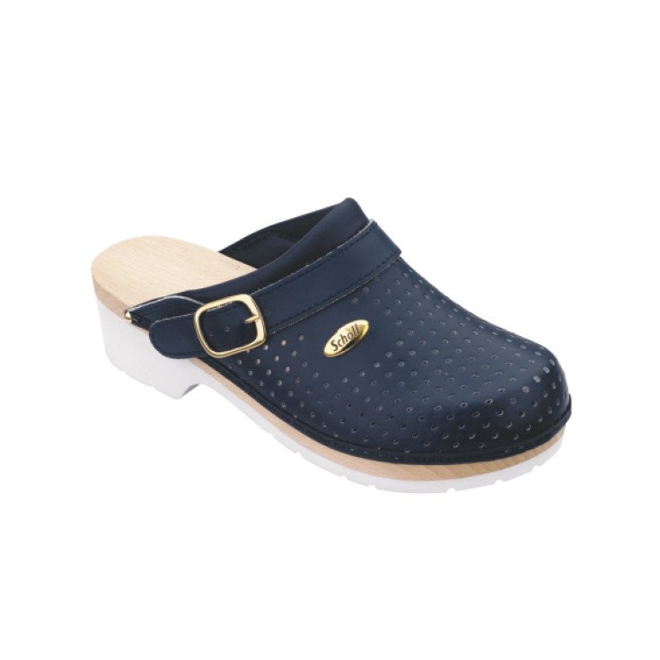 Scholl's Calzatura Clog Supercomf Blu Navy