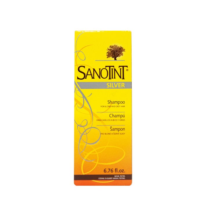 Sanotint Shampoo Silver Ravvivante per Capelli Biondi e Grigi - 200ml