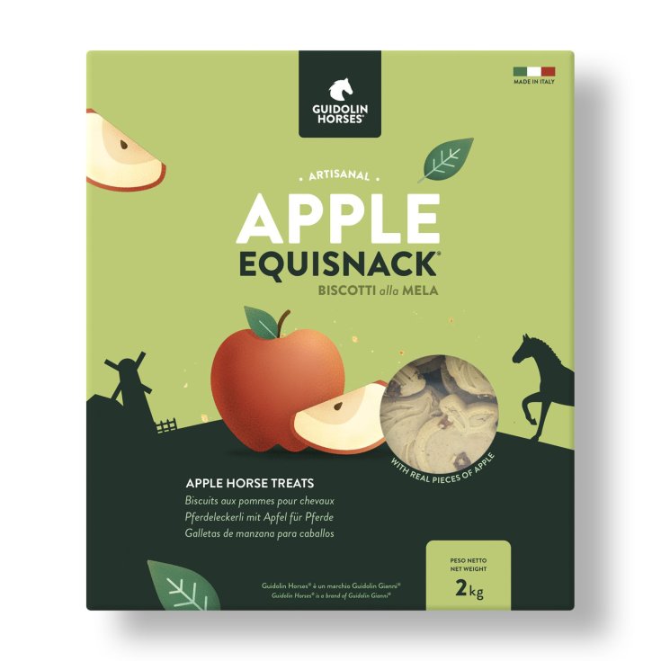Pharmalabsrl Equisnack Biscotti Mela 2kg Mangime Cavalli