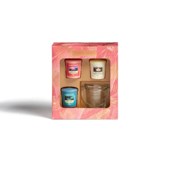 Yankee Candle Porta Candele Sampler Tea Light Corallo