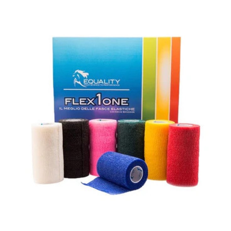 Equality Flex1One Fascia Coesiva Elastica Rossa 5cm x 4,5m