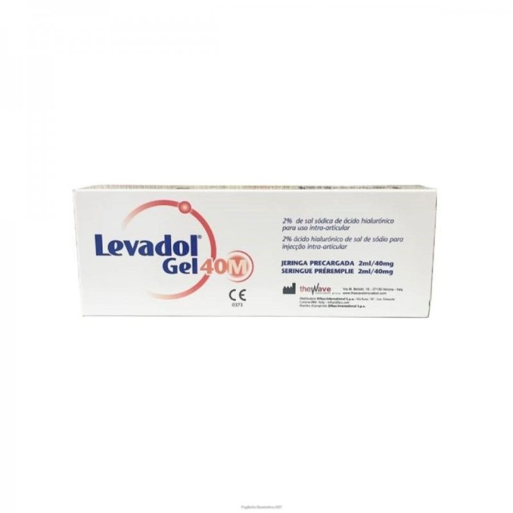 Ri.Med. Levadol Gel 40M Siringa Preriempita Intra-articolare, 2ml/40mg
