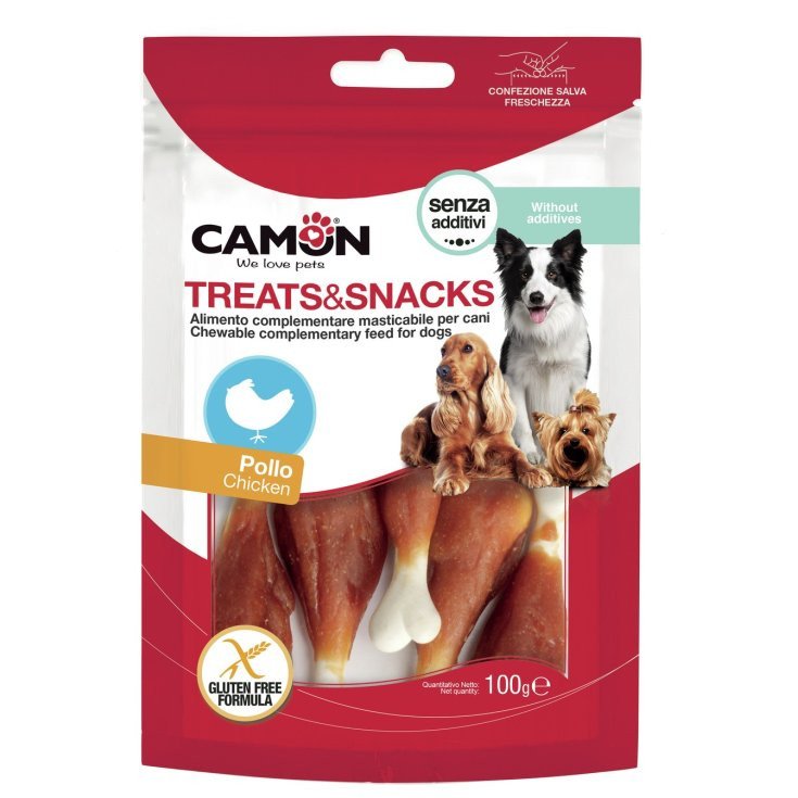 Camon Treats&Snacks Jerky Soff Pollo per Cani