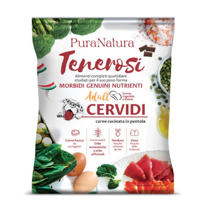 Dalla Grana Tenerosi Cervo Adulto 800g, Alimento Completo per Cani
