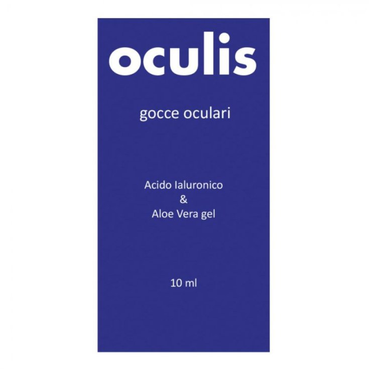 Meva Farma Oculis Gocce Oculari, 10 ml con Acido Ialuronico e Aloe Vera