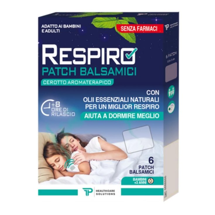 F.p. Healthcare Solutions Cerotti Balsamici Respiro, 6 Pezzi