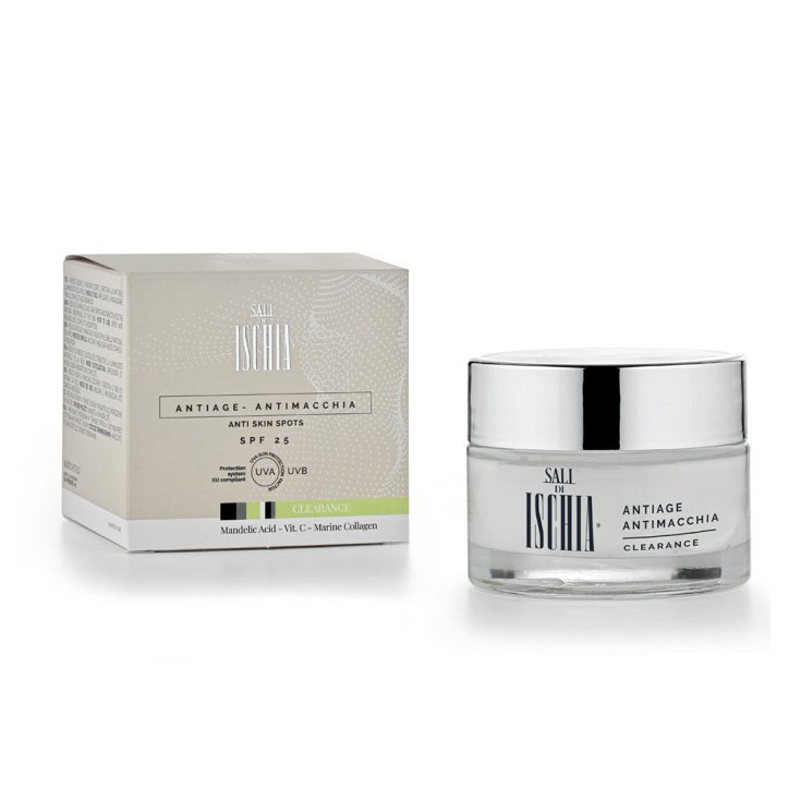 Sali di Ischia Crema Viso Antirughe Antimacchia SPF25, 50ml
