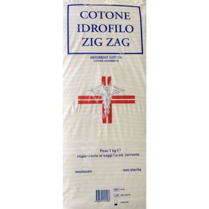 Sanifarma Cotone Idrofilo Zig Zag 1000 g