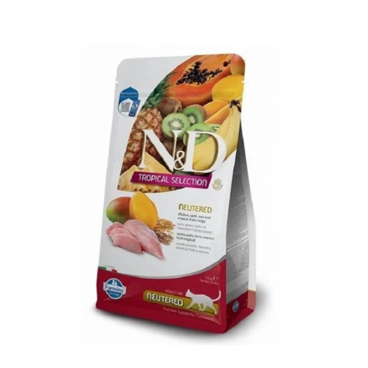 Russo Mangimi N&D Tropical Selection Pollo Sterilizzato Gatto 4+1kg