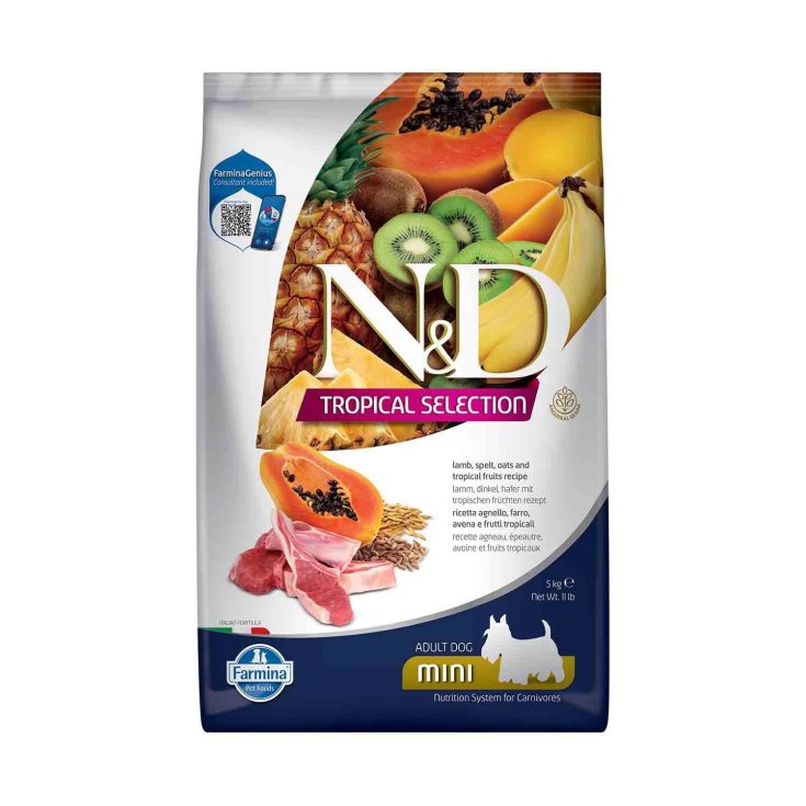 Farmina N&D Tropical Agnello Mini Adulto 5kg