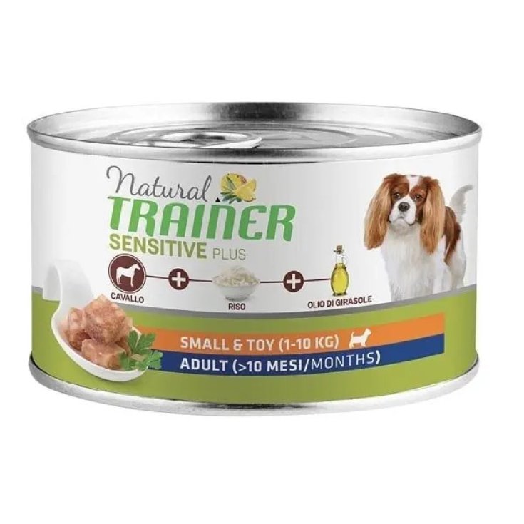 Natural Trainer Umido Sensitive Plus Adult Small Toy Cavallo e Riso 150 g