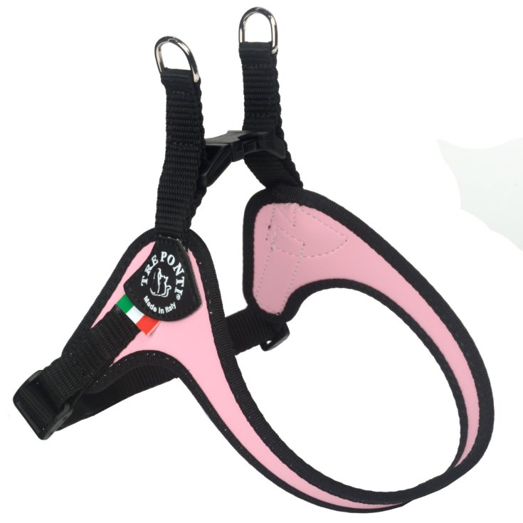 Tre Ponti Easy Fit Guinzaglio Regolabile Rosa Pastello Taglia 2,5